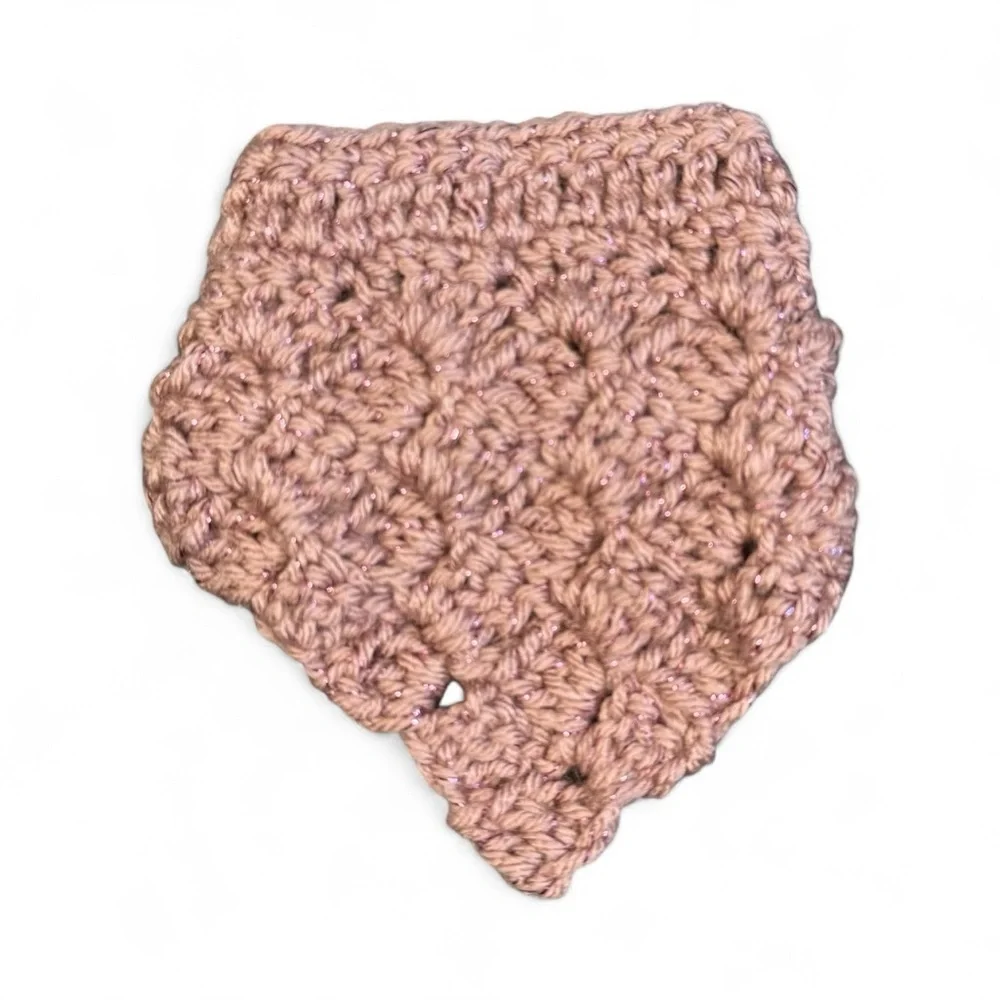 5/$25 Hand Crocheted Cat Bandanna